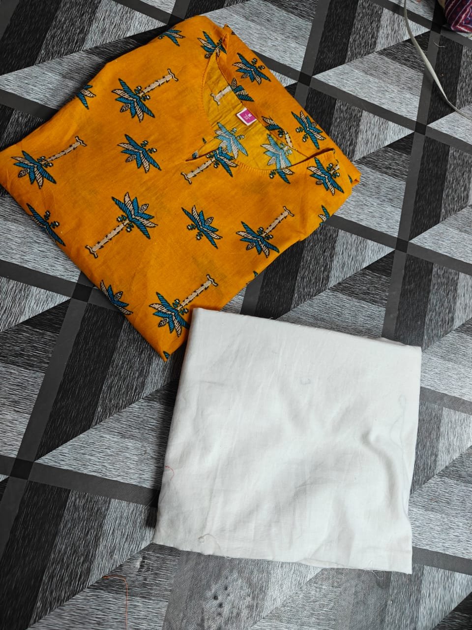 Ivory Cotton Pakistani Co-ords set